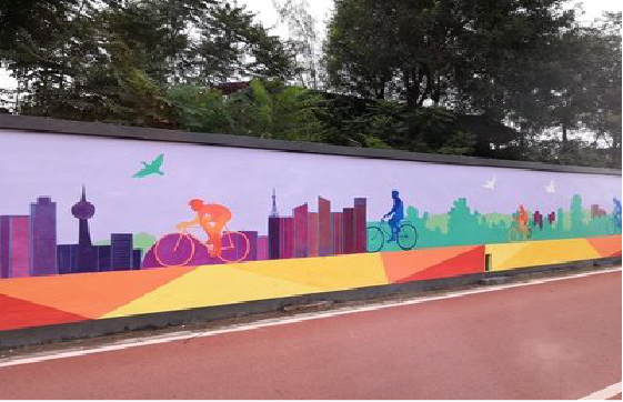 无锡墙体彩绘-围墙