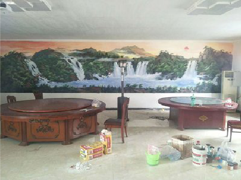 无锡墙绘-写实风景