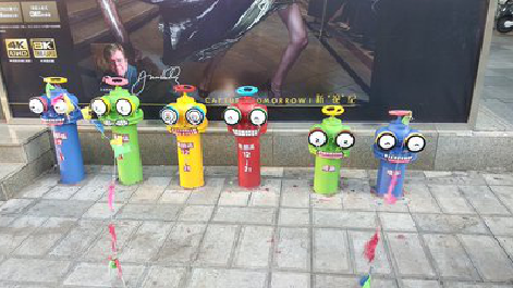 无锡商业区彩绘