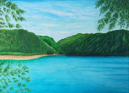 无锡在墙绘中，如何绘画绿水青山？